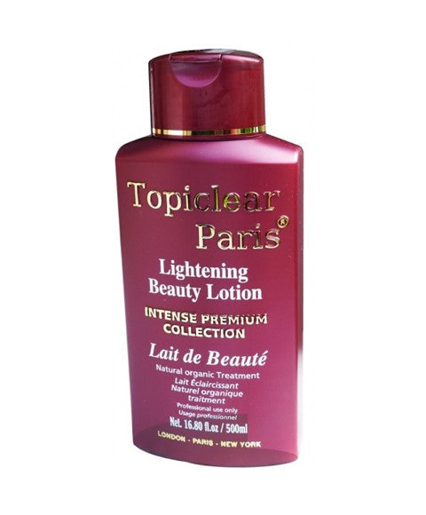 TOPICLEAR PARIS INTENSE PREMIUM COLLECTION BEAUTY LOTION 500 ml Skin Moisturizing Asetena Pa 