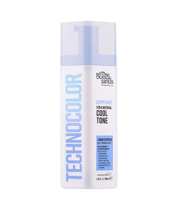 TECHNOCOLOR 1 HOUR EXPRESS SELF TANNING FOAM SAPPHIRE 200 ml Skin Treatments Asetena Pa 