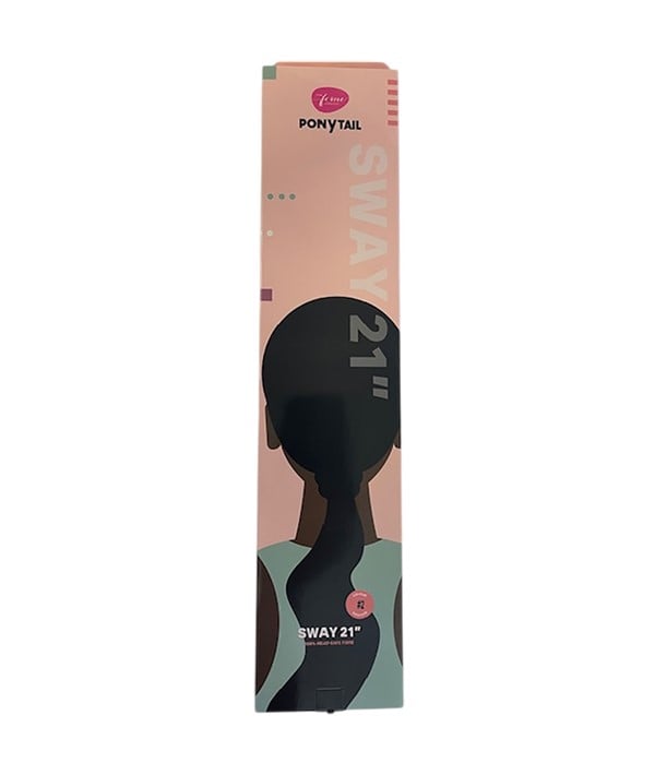 THE FEME COLLECTION SYN PONYTAIL SWAY 21 Color 1B PonyTail Asetena Pa 