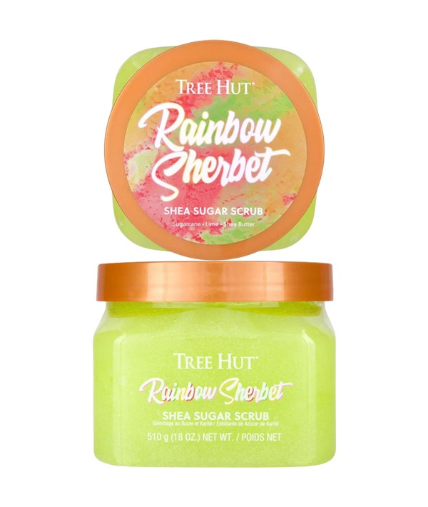 RAINBOW SHERBET SHEA SUGAR SCRUB 510 g Skin Wash Asetena Pa 