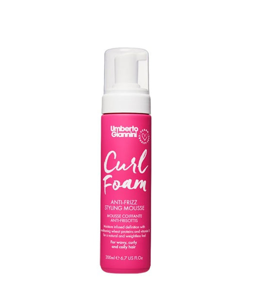 CURL FOAM ANTI FRIZZ STYLING MOUSSE 200 ml Hair Styling Asetena Pa 