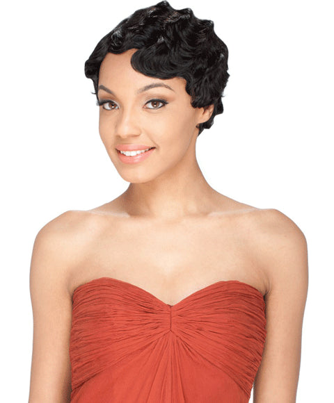 VELLA VELLA COLLECTION SYN MADAME WIG  Color RM99J/RED Synthetic Hair Wigs Asetena Pa 