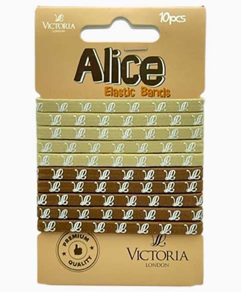 ALICE ELASTIC BANDS 14A2 10 pcs Color Assorted Kids Hair Accessories Asetena Pa 