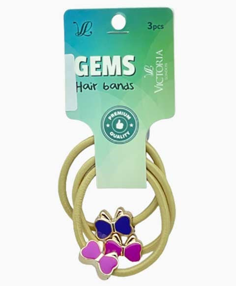 GEMS HAIR BANDS 37A2  Color Assorted Kids Hair Accessories Asetena Pa 