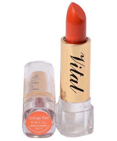 MOISTURIZING LIPSTICK ORANGE RED 3.5 g Lips Asetena Pa 