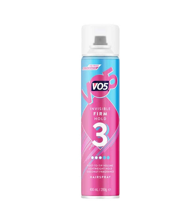 VO5 INVISIBLE FIRM HOLD 3 HAIRSPRAY 400 ml Sprays, Serums and Oils Asetena Pa 