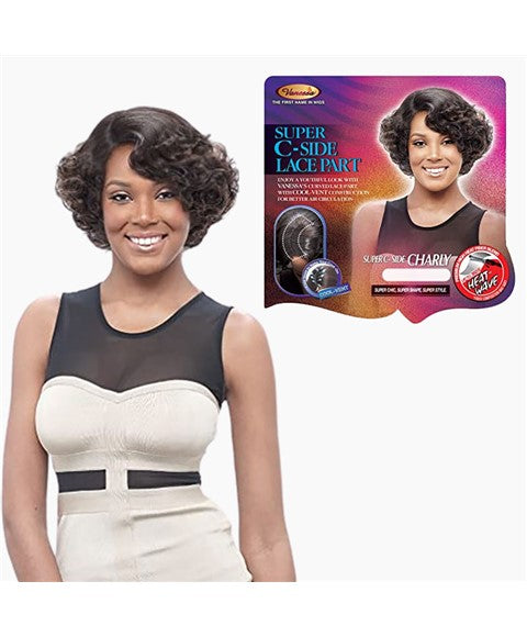 SUPER C SIDE LACE PART CHARLY SYNTHETIC WIG  Color C9000 Synthetic Hair Wigs Asetena Pa 