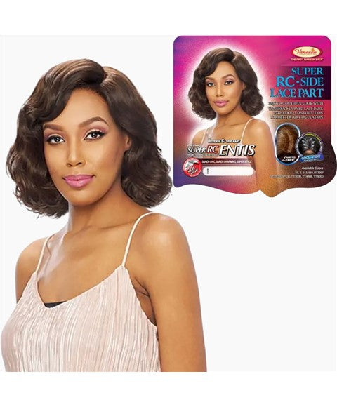 SUPER RC SIDE LACE PART ENTIS SYNTHETIC WIG  Color 1B Synthetic Hair Wigs Asetena Pa 