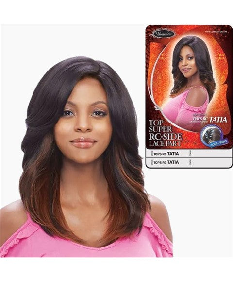 TOP SUPER RC SIDE LACE PART TATIA SYNTHETIC WIG  Color F3240 Synthetic Hair Wigs Asetena Pa 