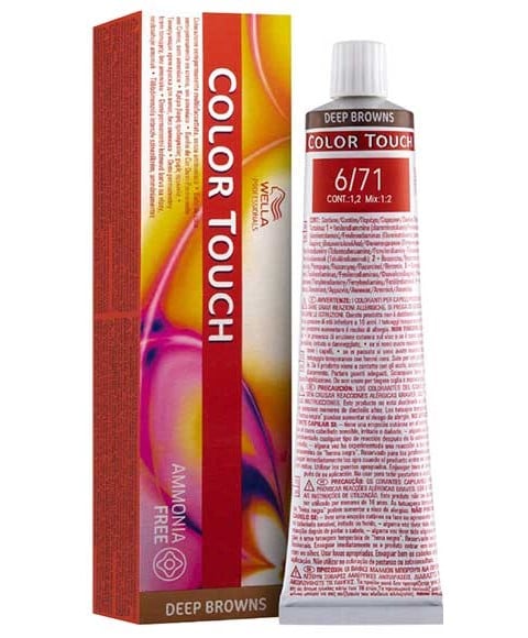 COLOR TOUCH DEEP BROWNS 60 ml Color 7//73 Hair Color Asetena Pa 