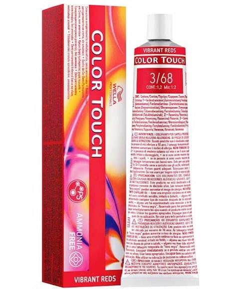 COLOR TOUCH VIBRANT REDS 60 ml Color 6/ 47 Hair Color Asetena Pa 