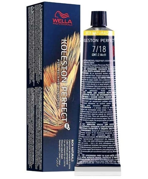 KOLESTON PERFECT ME PLUS RICH NATURALS 60 ml Color 6/2 Dark Blonde Matt Hair Color Asetena Pa 