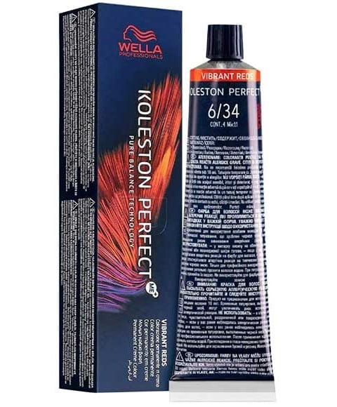 KOLESTON PERFECT ME PLUS VIBRANT REDS 60 ml Color 66/46 Dark Blonde Intensive Red Violet Hair Color Asetena Pa 
