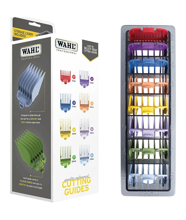 WAHL COLOUR CODED CLIPPER CUTTING GUIDES  Color Assorted Clippers and Trimmers Asetena Pa 