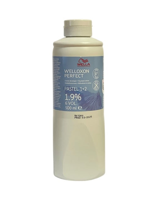WELLOXON PERFECT PASTEL 1.9 PERCENT 6 VOL 500 ml Hair Color Asetena Pa 