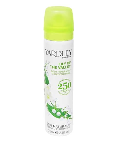 LILY OF THE VALLEY DEODORISING BODY FRAGRANCE SPRAY 75 ml Body Care Asetena Pa 