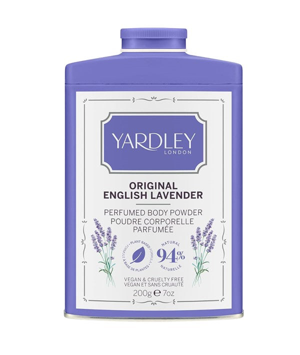 ORIGINAL ENGLISH LAVENDER PERFUMED BODY POWDER 200 g Body Care Asetena Pa 