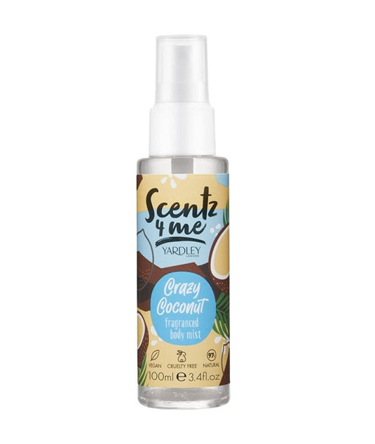 SCENT 4 ME CRAZY COCONUT FRAGRANCED BODY MIST 100 ml Perfumes for Value Asetena Pa 