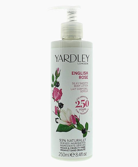 ENGLISH ROSE SILKY SMOOTH BODY LOTION 250 ml Skin Moisturizing Asetena Pa 