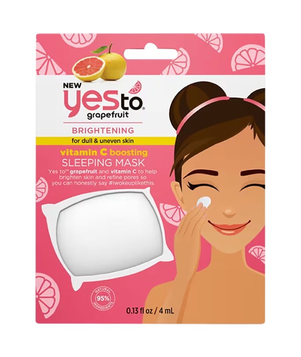 GRAPEFRUIT VITAMIN C GLOW BOOSTING SLEEPING MASK 4 ml Skin Wash Asetena Pa 