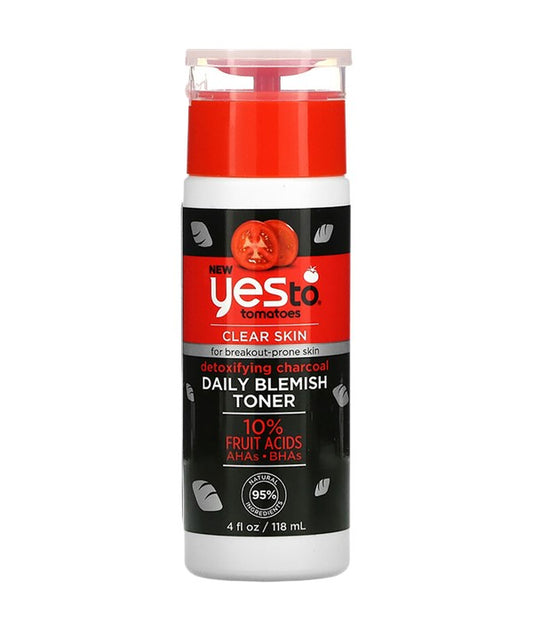 TOMATOES DETOXIFYING CHARCOAL DAILY BLEMISH TONER 118 ml Skin Wash Asetena Pa 
