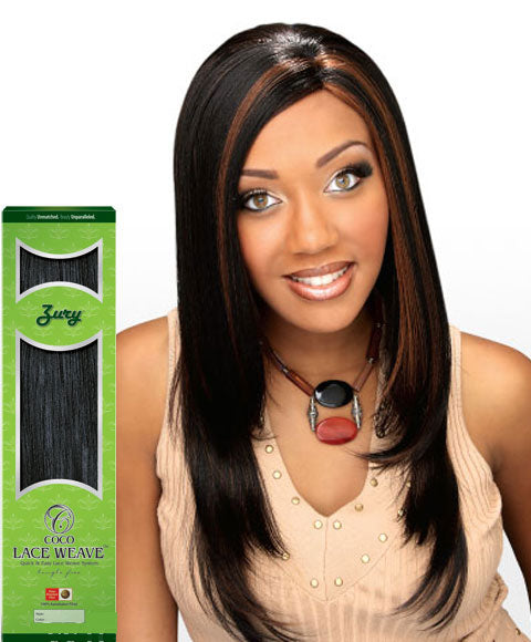 ZURY SYN COCO LACE WEAVE 12 Color 1 Synthetic Weave Hair Asetena Pa 