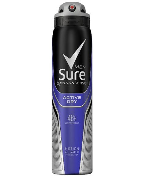 MOTIONSENSE MEN ACTIVE DRY 48H ANTI PERSPIRANT DEODORANT SPRAY 250 ml Body Care Asetena Pa 