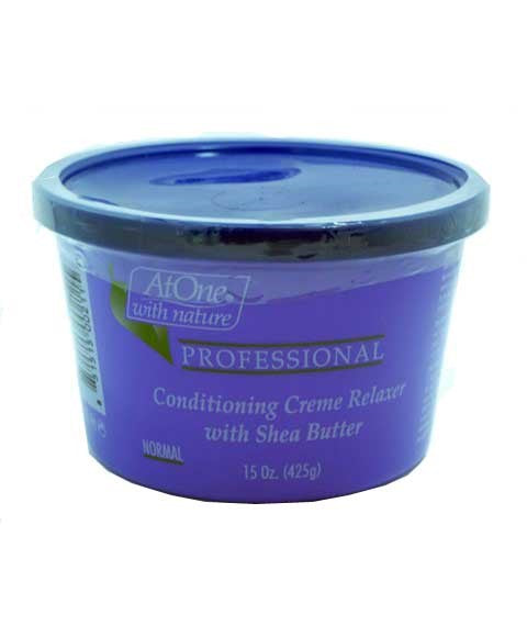 ATONE PROFESSIONAL CONDITIONING CREME RELAXER WITH SHEA BUTTER 425 g Color Normal Relaxer n Texturizer Asetena Pa 