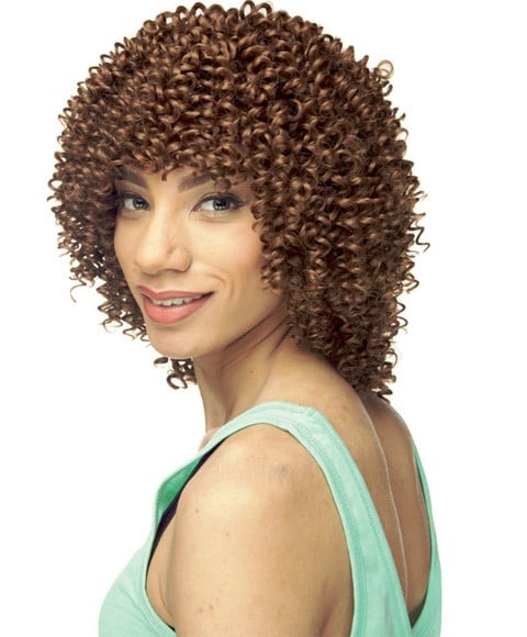 IMPRESSION SYN BOHEMIAN CURL WEAVE 12 Color 99J Synthetic Weave Hair Asetena Pa 