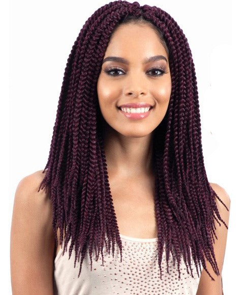 MODEL MODEL SYN BOX BRAIDS LARGE  Color 1B Hair for Braid Extensions Asetena Pa 