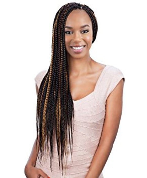 MODEL MODEL SYN BOX BRAIDS MEDIUM  Color 530 Hair for Braid Extensions Asetena Pa 