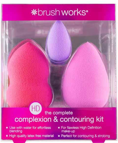 BRUSH WORKS HD THE COMPLETE COMPLEXION AND CONTOURING KIT Makeup Accessories Asetena Pa 