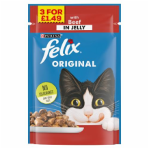 Felix Cij Beef Pch Singles  For   20x100g