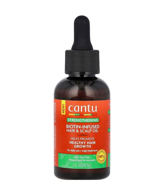 CANTU STRENGTHENG BIOTIN INFUSED HAIR AND SCALP OIL 59 ml Sprays, Serums and Oils Asetena Pa 