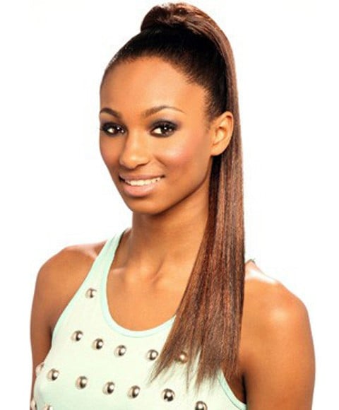 CHERISH SYN DRAWSTRING YAKI STRAIGHT PONYTAIL 18 Color P1B/530 PonyTail Asetena Pa 