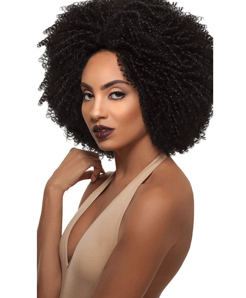BIG BEAUTIFUL HAIR SYN LACE FRONT 4C COILY WIG  Color 4 Curls Types Asetena Pa 