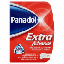 Panadol Extra Advanced Tablets  For 								  12x14's