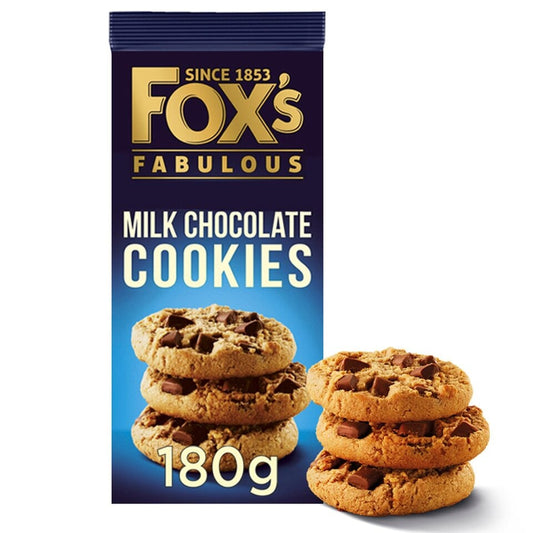 Fox's Milk Chocolate Cookies   8x180g