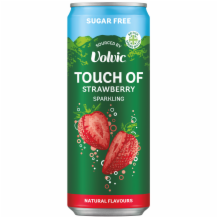 Tof Strawberry Sparkling Sugar Free Can  12x330ml Soft Drinks Asetena Pa 