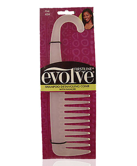 EVOLVE SHAMPOO DETANGLING COMB WITH HANGER 4254 Hair Brushes and Combs Asetena Pa 