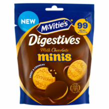 Mcvities Mini Chocolate Digestives Pouch   6x80g