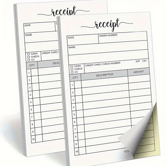 Invoice Book x7mm  5x5's