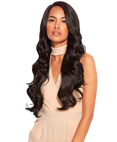 FEME SYN BOUNCY BLOWOUT WIG  Color 1B Synthetic Hair Wigs Asetena Pa 