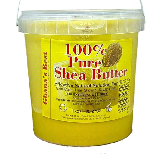 Ghana's Best Easy Melt Yellow Pure Shea Butter 1kg
