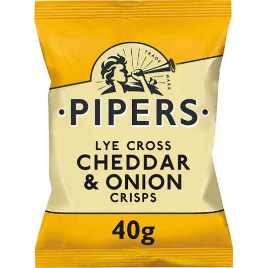 Pipers Cheddar & Onion 40g