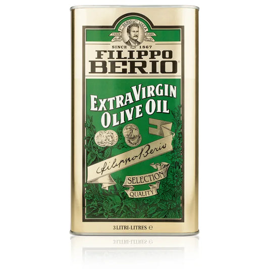 Filippo Berio Extra Virgin Olive Oil (Tin) 3L