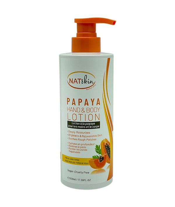 NAT SKIN PAPAYA HAND AND BODY LOTION 500 ml Skin Moisturizing Asetena Pa 