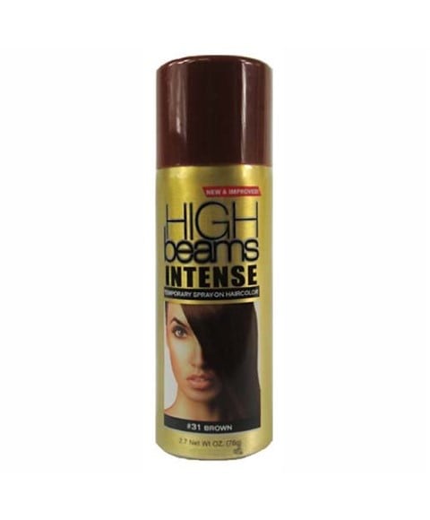 HIGH BEAMS INTENSE TEMPORARY SPRAY ON HAIR COLOR 76 g Color Brown Black Hair Color Asetena Pa 