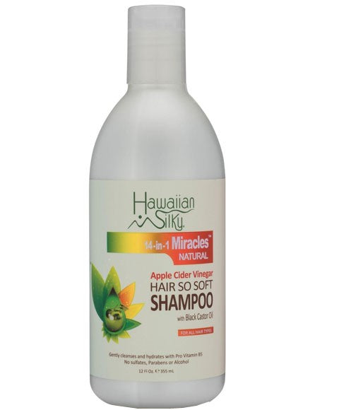 HAWAIIAN SILKY 14 IN 1 MIRACLES APPLE CIDER VINEGAR HAIR SO SOFT SHAMPOO 355 ml Shampoo Asetena Pa 