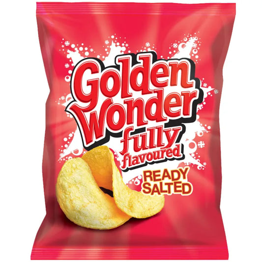 Golden Wonder Salt & Vinegar Crisps 32.5g